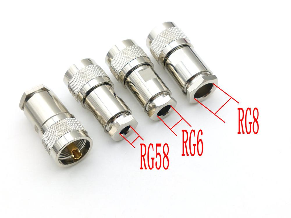 RG58/ RG6/RG8 ̺ UHF PL259 ÷  Ŭ 10 ..